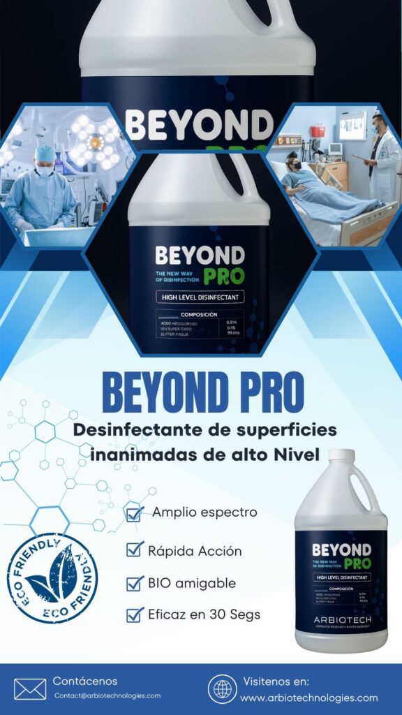 BEYOND PRO®, desinfectante de superficies inanimadas de alto nivel